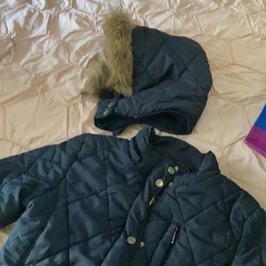 Jacket special one in color navy good condition